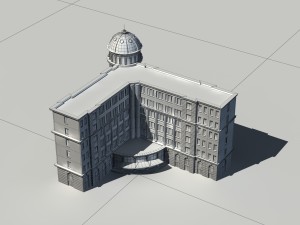 city - high-rise office 42 3D Modell