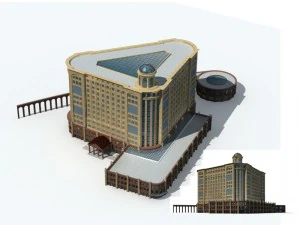 city - high-rise office 43 3D Model