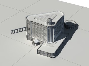 city - high-rise office 43 Modèle 3D
