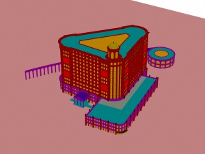 city - high-rise office 43 Modèle 3D