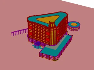 city - high-rise office 43 3D Model