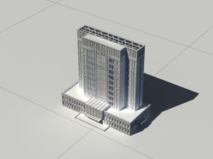 city - high-rise office 44 3D Model