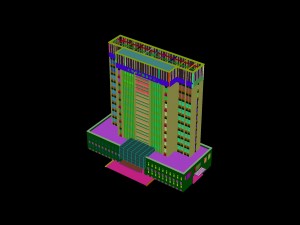 city - high-rise office 44 3D Model