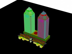 city - high-rise office 45 3D Модель