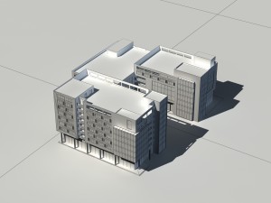 city - high-rise office 46 Modèle 3D