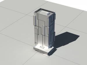 city - high-rise office 53 Model 3D