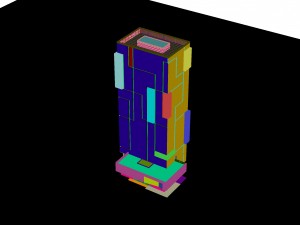 city - high-rise office 53 Model 3D