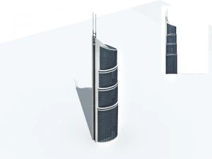 city - high-rise office 55 3D Model