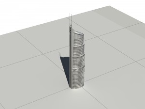 city - high-rise office 55 3D Model