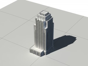 city - high-rise office 56 3D Model