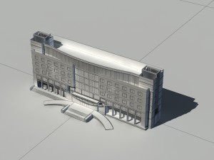 city - high-rise office 57 3D 모델