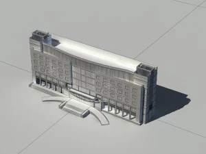 city - high-rise office 57 3D Model
