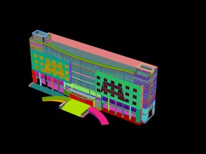 city - high-rise office 57 3D Model