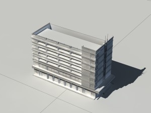 city - high-rise office 58 3D Модель