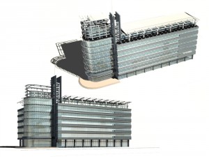 city - high-rise office 60 3D Модель