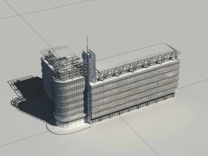 city - high-rise office 60 3D Model