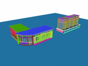 city - high-rise office 64 3D-Modell