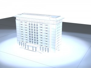 city - high-rise office 65 3D Model