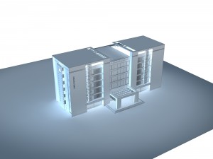 city - high-rise office 66 Modello 3D