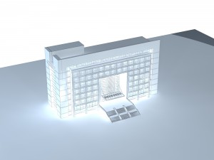 city - high-rise office 68 Modello 3D