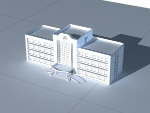 city - high-rise office 72 3D Model