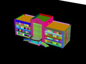 city - high-rise office 72 3D Model