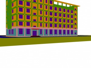 city - high-rise office 73 3D Model