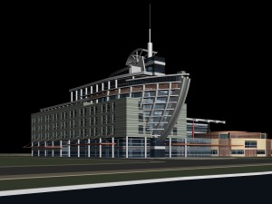 city - high-rise office 77 3D 模型