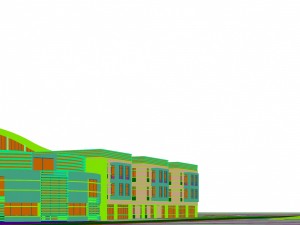 city - high-rise office 77 Model 3D