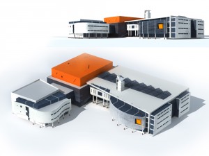 city - high-rise office 80 3D Model