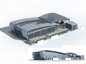 city - high-rise office 81 Modelo 3D