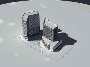 city - high-rise office 84 3D Model
