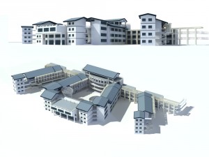 city - high-rise office 85 3D Model