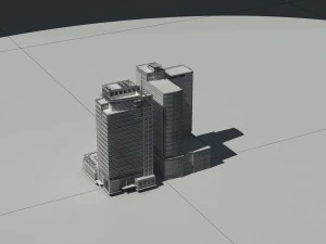 city - high-rise office 87 3D Model