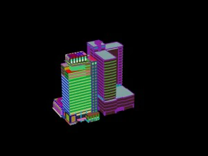 city - high-rise office 87 3D Model