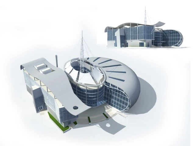 city - high-rise office 88 3D Model .c4d .max .obj .3ds .fbx .stl .blend 