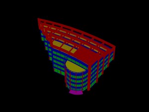 city - high-rise office 89 Model 3D