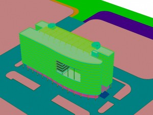 city - high-rise office 90 Modelo 3D
