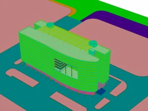 city - high-rise office 90 3D Model