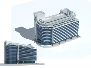 city - high-rise office 91 3D Model