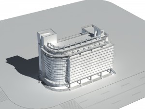 city - high-rise office 91 Modèle 3D