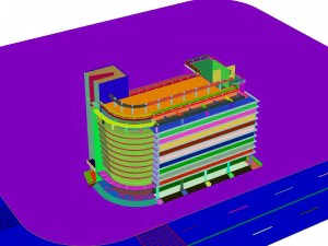 city - high-rise office 91 3D Model