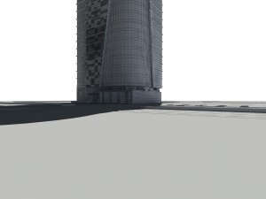 city - high-rise office 92 Modelo 3D