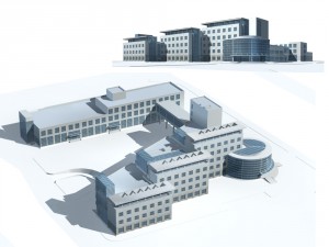 city - high-rise office 93 3Dモデル