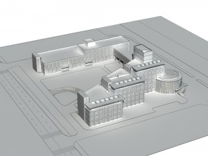 city - high-rise office 93 3D मॉडल