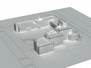 city - high-rise office 93 3D Model