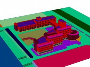 city - high-rise office 93 3D Model