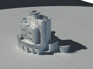 city - high-rise office 94 3D Model