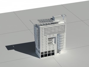 city - high-rise office 95 Modelo 3D