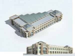 city - high-rise office 96 3D Model